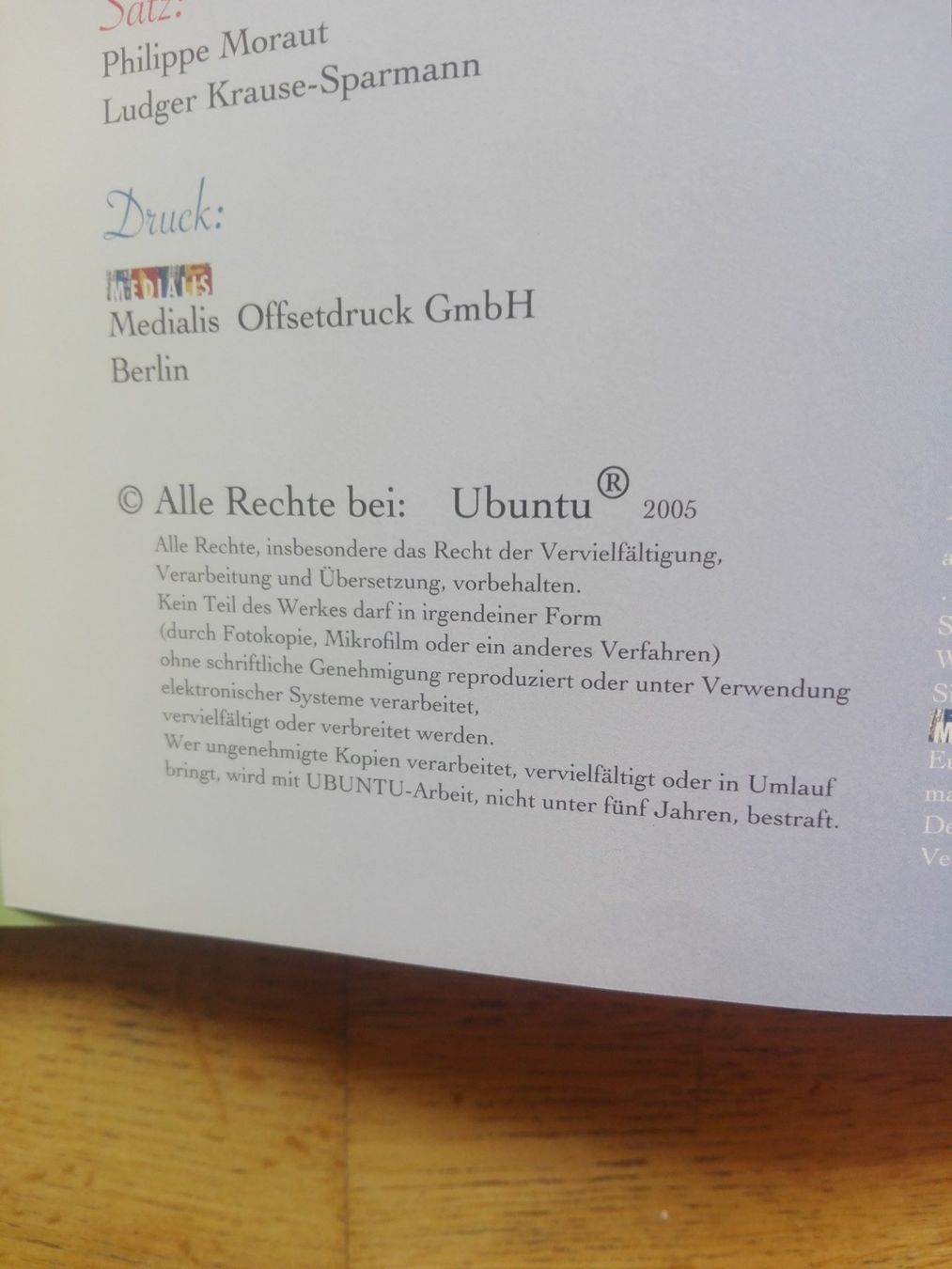 Libri: Ubuntu - Der Circus   (Das Buch) – Usato da St.Gallen venduto da elk2023 6