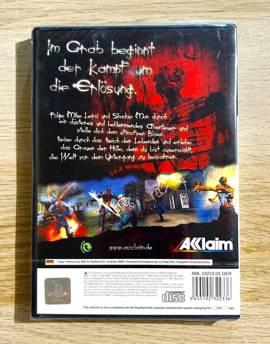 Sony Giochi: Shadow Man: 2econd Coming PS2 NEU sealed – Usato da St. Gallen venduto da Alpine.Arcade 1