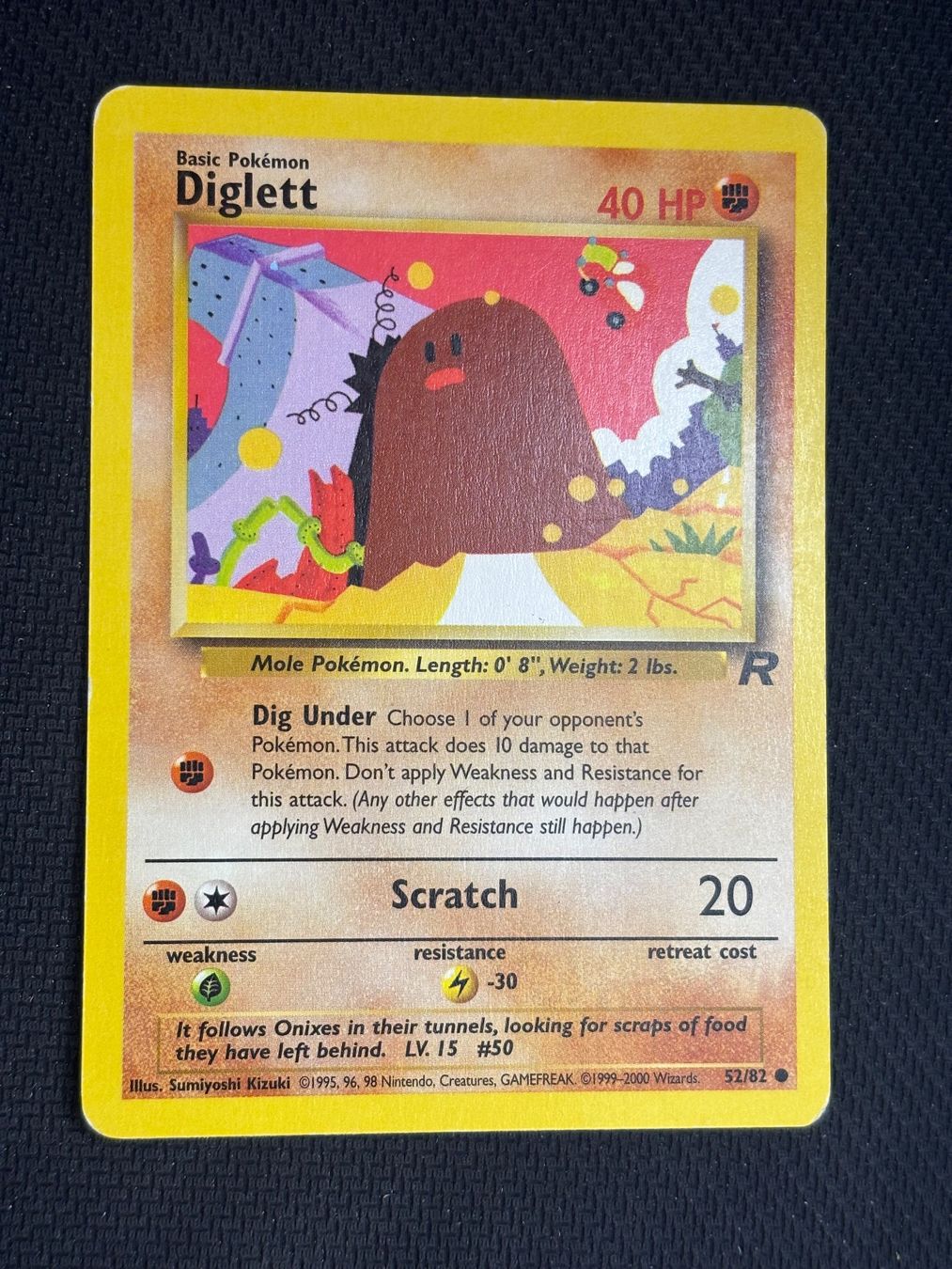 Pokémon Cartes à collectionner: Pokemon Diglett 52/82 WOTC Team Rocket EN – D'occasion à St. Gallen par KantoKarten