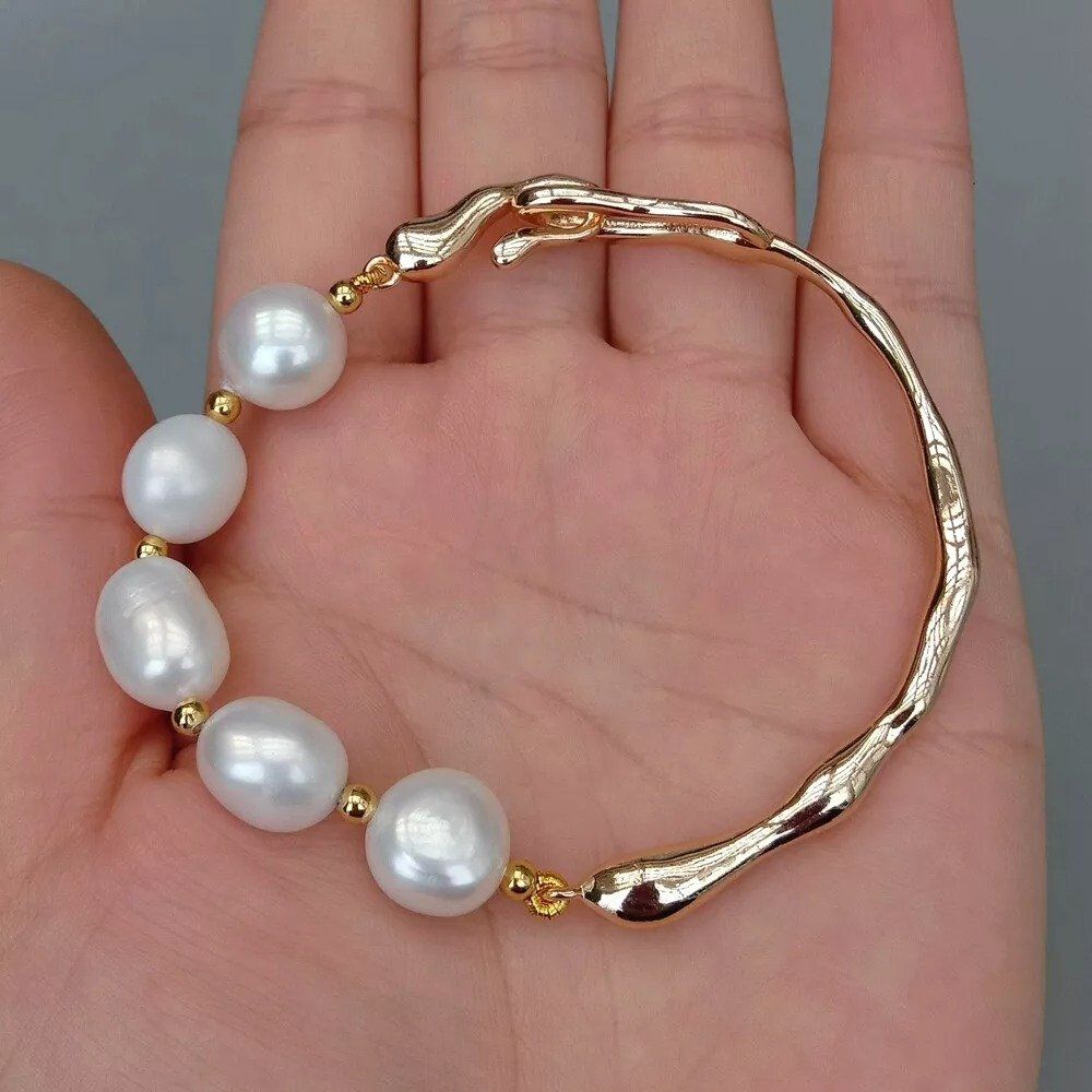 Bracciali & Braccialetti: Lua Design Perlen Armband Echt Bracelet rigide Perle Vrai – Nuovo (secondo la descrizione) da Prilly venduto da ilyria73