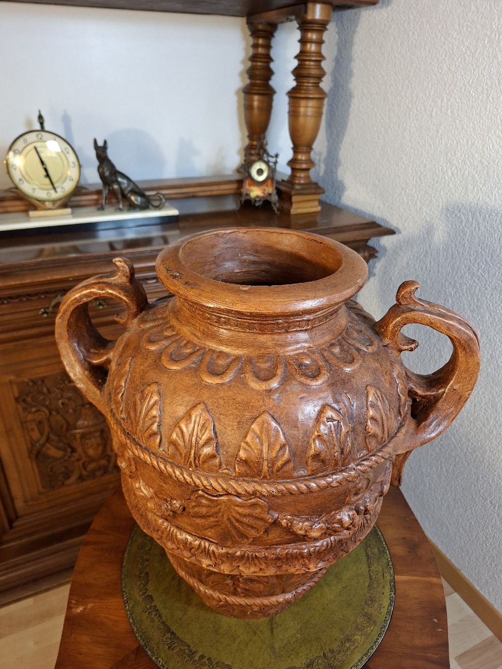 Vasen & Gefässe: Grosse antike Tonvase Amphore mit Griffen  – Gebraucht aus Steffisburg von ZeitReise_ 1
