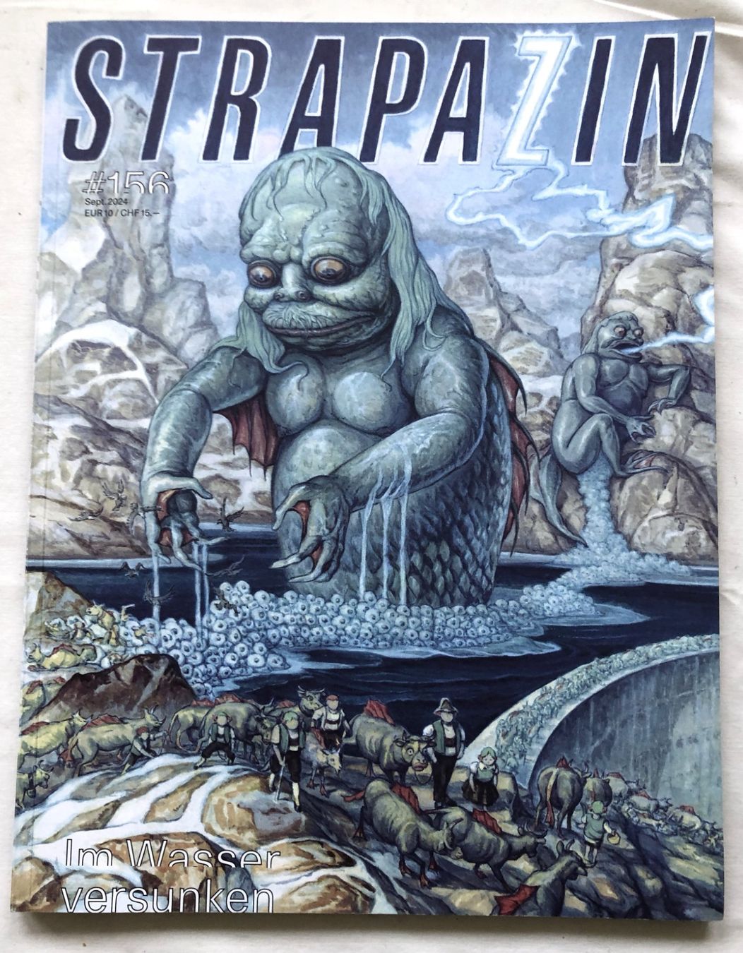 Fumetti: STRAPAZIN - Nr.156 - Im Wasser versunken – Usato da Schaffhausen venduto da durruti