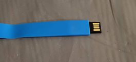 USB-Schlüsselanhänger, 8 GB, blau -Portachiavi USB 8 gb blue