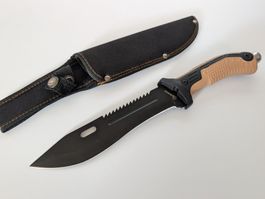 Neues Survival Messer/Outdoormesser mit Scheide