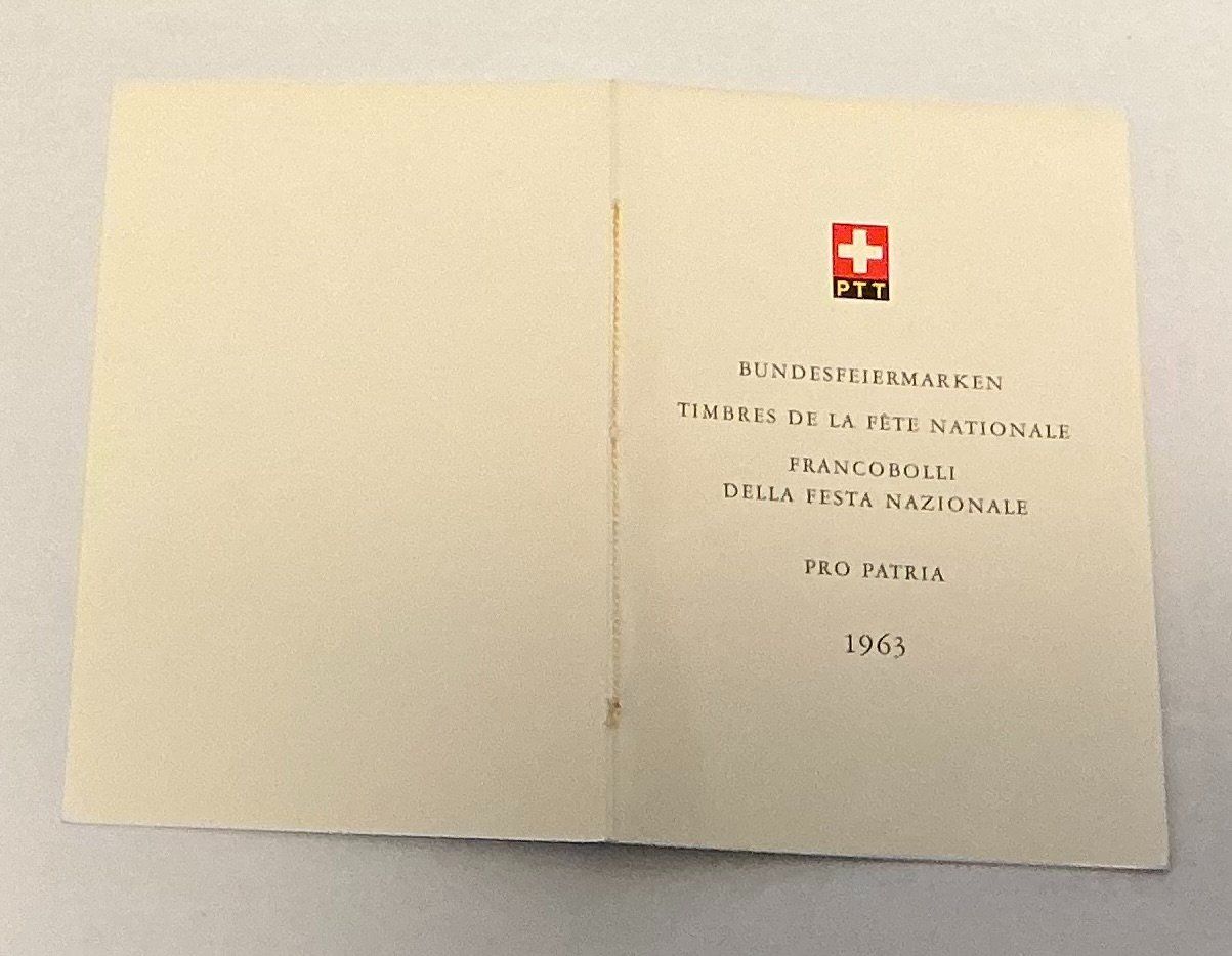 Tutti i francobolli: CH Pro Patria  Briefmarkenheftchen Satz 1963 – Usato da Koblenz venduto da Markenhimmel 1