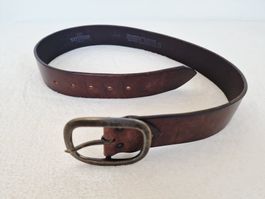 Damen Echt Leder Gürtel 75 Braun