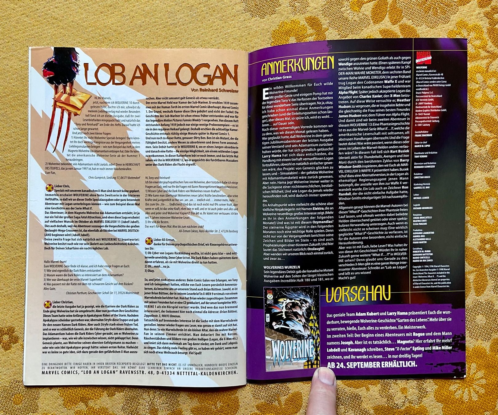 Fumetti: Wolverine Heft Nr 13 von 1998 – Usato da Endingen venduto da nathan05 8