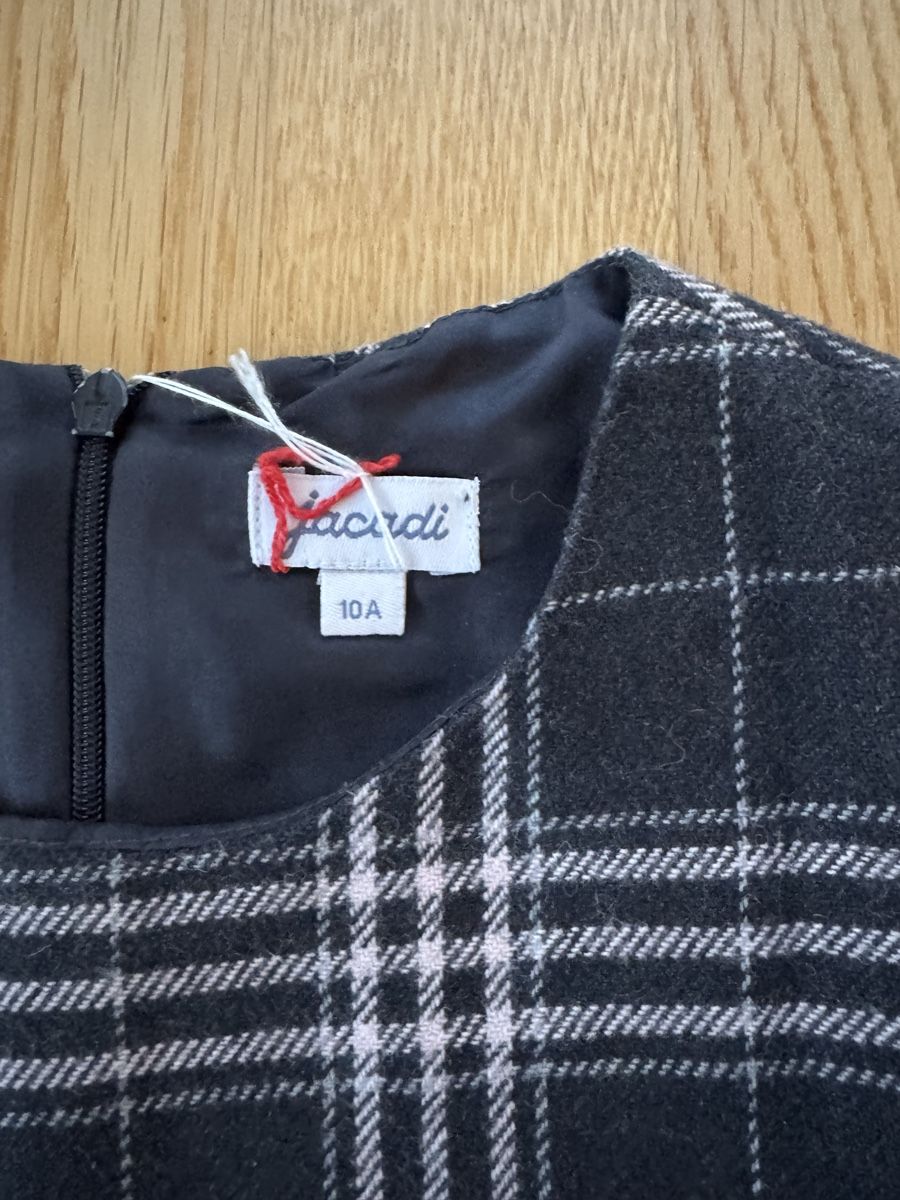 Vestiti & Gonne: Designer Jacardi Kleid, Gr. 10A, Kariert – Usato da Staufen venduto da MARINTSUM 1