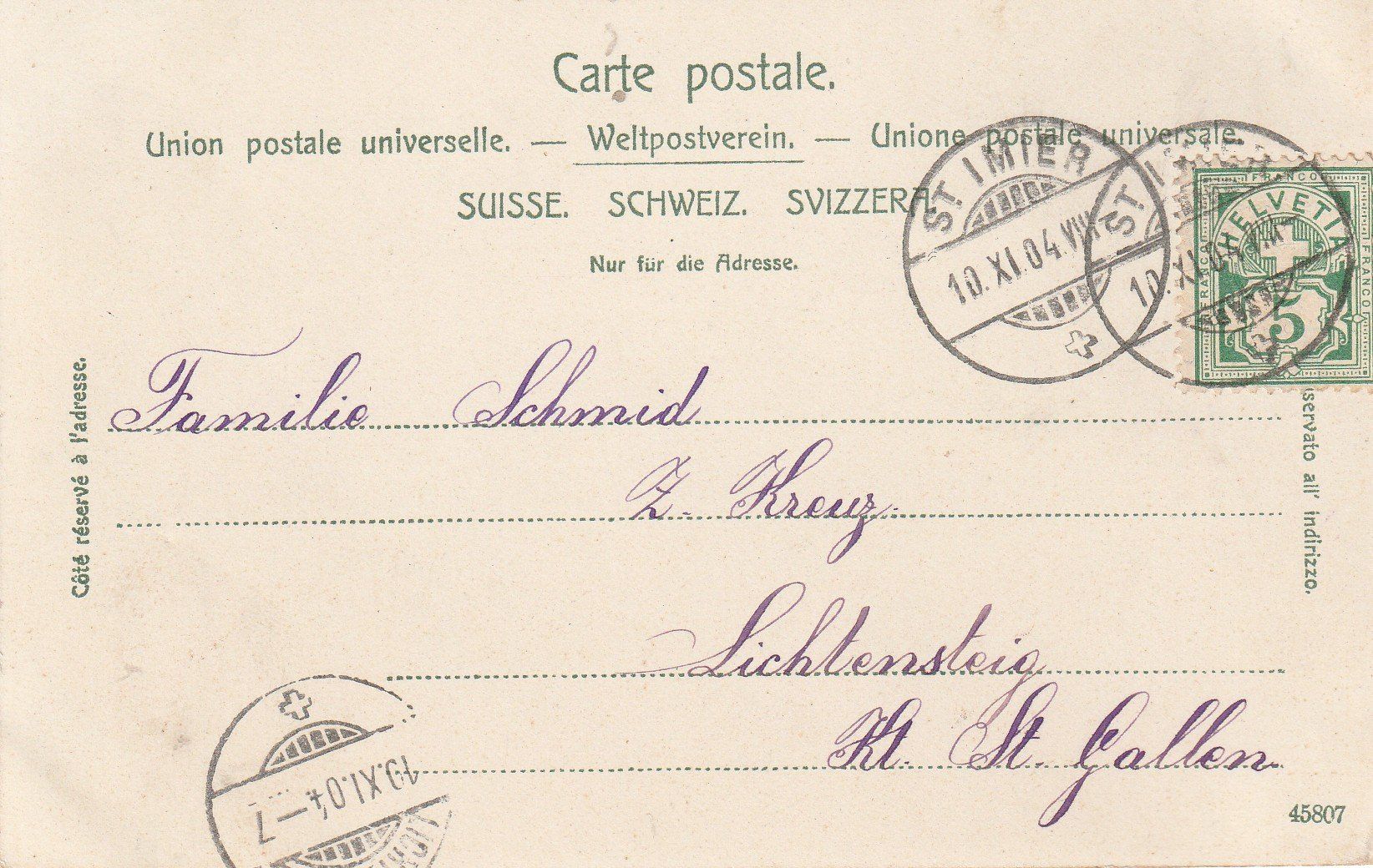 Cartoline postali: Funiculaire Sonnenberg St. Imier Ansichtskarte alt – Usato da Rupperswil venduto da Ema10 1