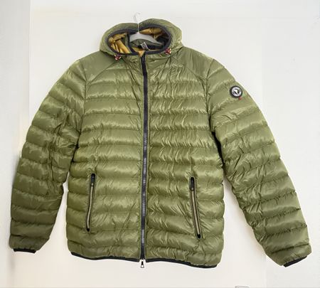 Cape Horn Down Jacket, Khaki Green, Size 54