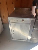 Edelstahl Warmhalteschrank /  Tellerwärmer mit Rollladen-Tür