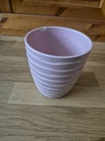 Schöner rosa Keramik Blumentopf Übertopf