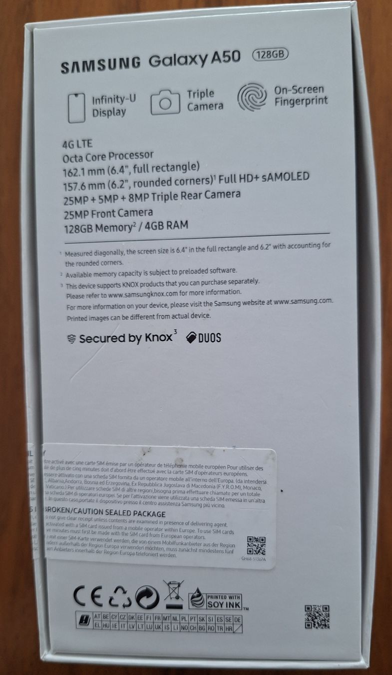 Samsung Portables: Samsung Galaxy A50 – D'occasion à Oberlunkhofen par Jimmy2012 4