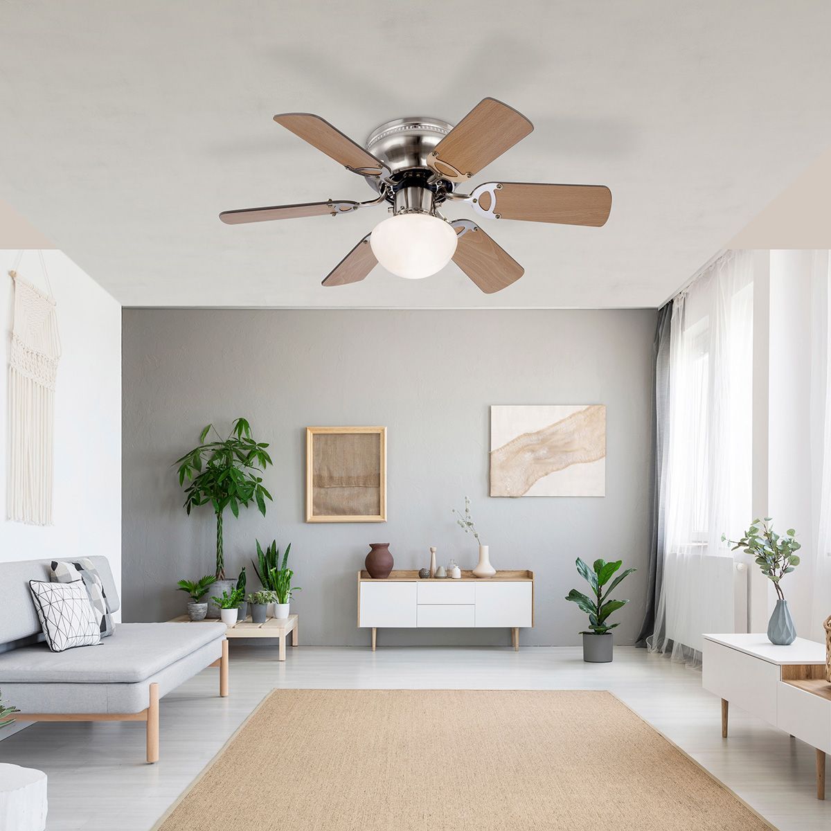 Lampadari & plafoniere: Deckenleuchte, Deckenventilator, 76 cm Ø – Nuovo (secondo la descrizione) da Kreuzlingen venduto da Smart-Light