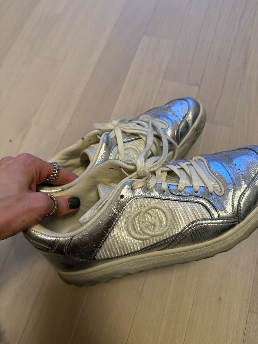 Gucci Scarpe da uomo: Gucci Mac80 Silver Sneakers - Timeless Style, Size 40 – Usato da Männedorf venduto da ScottNatalia 4