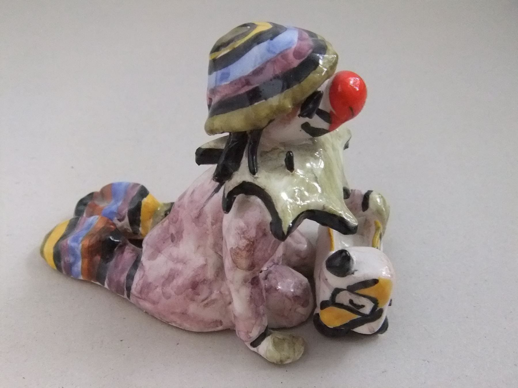 Statuette: Lustige Keramik Clown - Jakob Haas – Usato da Esslingen venduto da eintagammeer 3