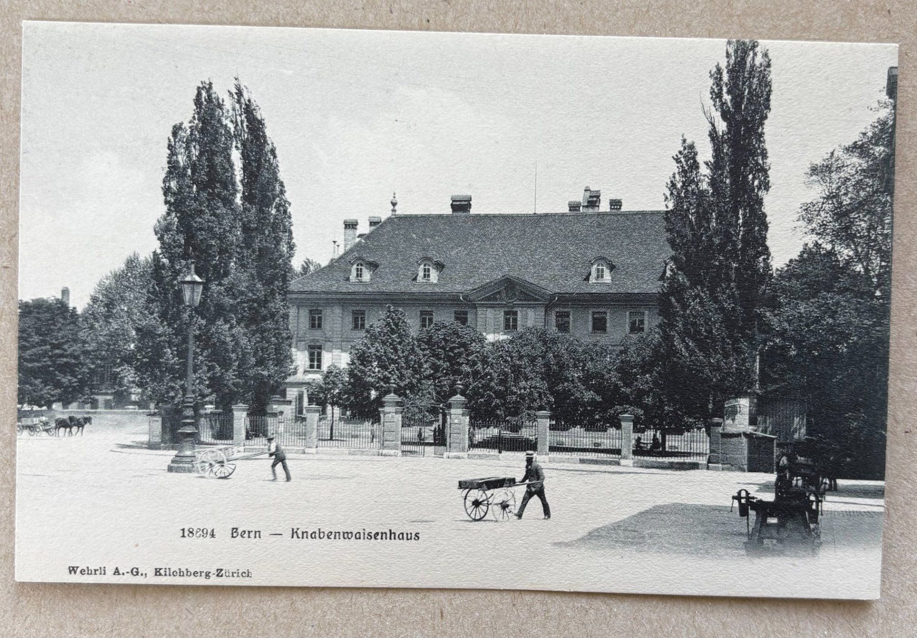 Cartoline postali: BERN KNABENWEISENHAUS – Usato da Ostermundigen venduto da Wyatt-Earp