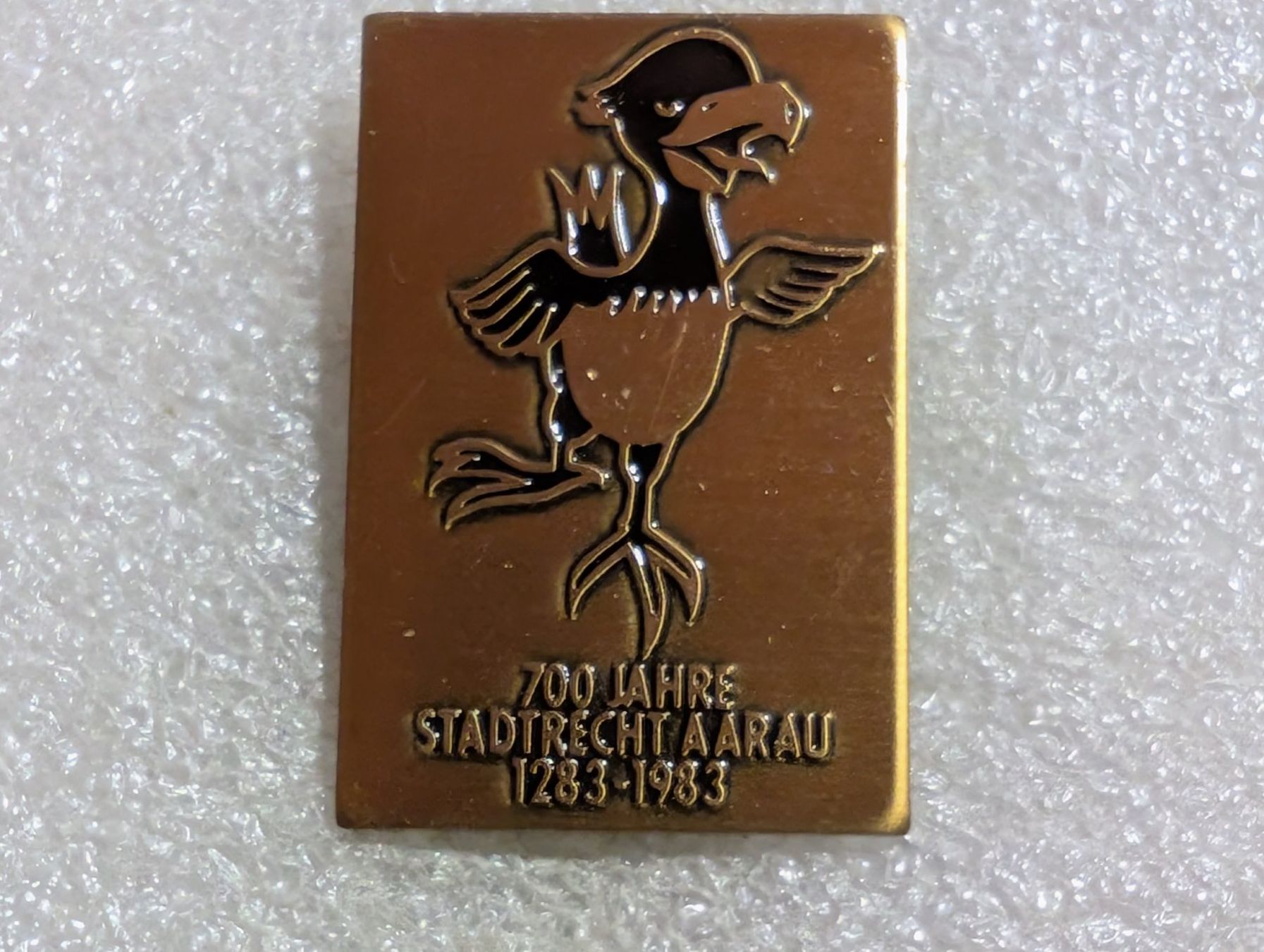 Placchette & Badge: Ansteckpin 215: Stadtrecht Aarau – Usato da Oppligen venduto da Pin-Fall-Shop