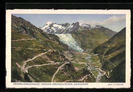 Grimsel-Furkastrasse, Gletsch, Rhoneglet