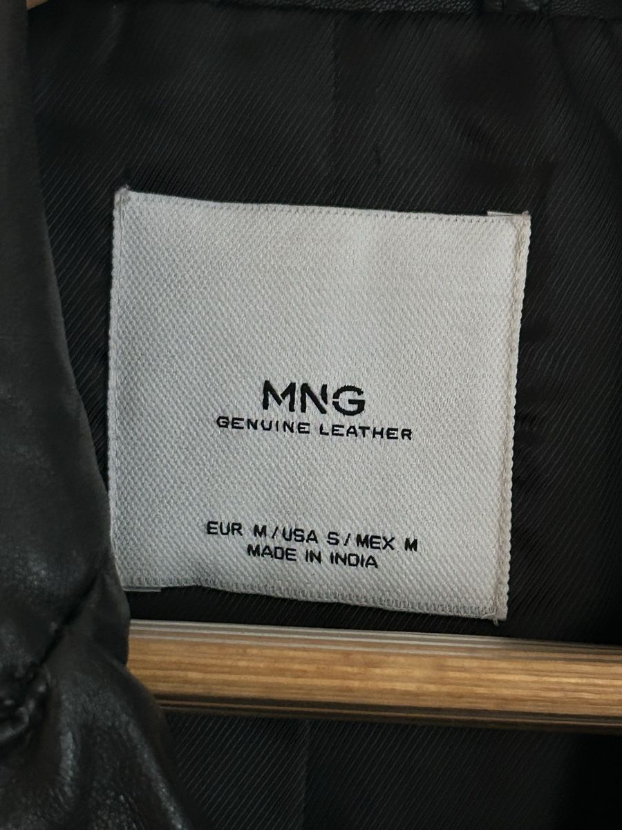 Mango Giacche: Mango MNG Echtleder Jacke, Gr. M, Schwarz – Usato da Nebikon venduto da icon.vintage 4
