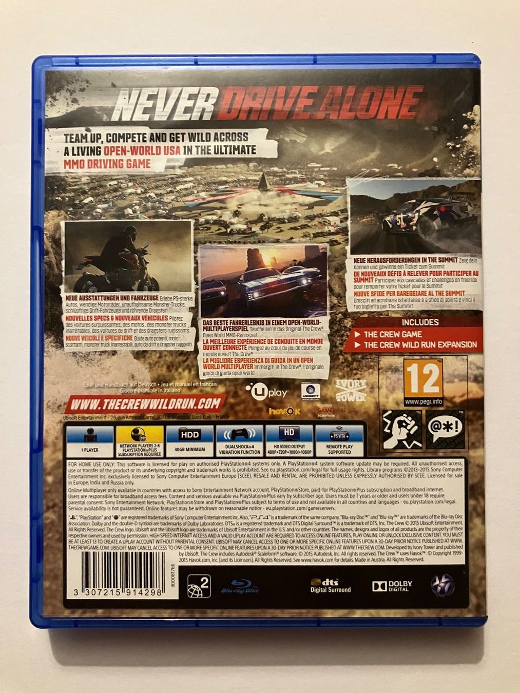 Sony Giochi: The Crew  – PS4 – Usato da Ecublens VD venduto da Lenordique 1