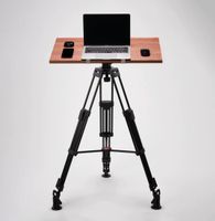 Intension Tripod Standing Desk Pro Birke mit Rollen