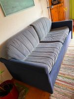 Doppelbett Sofa dunkelblau (abholen in Scuol, Graubünden)