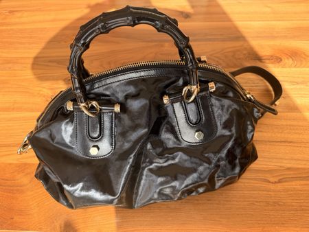 Gucci Handtasche Dialux Pop Bamboo Tote
