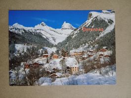 Ovronnaz Winter Station avec petit Muveran