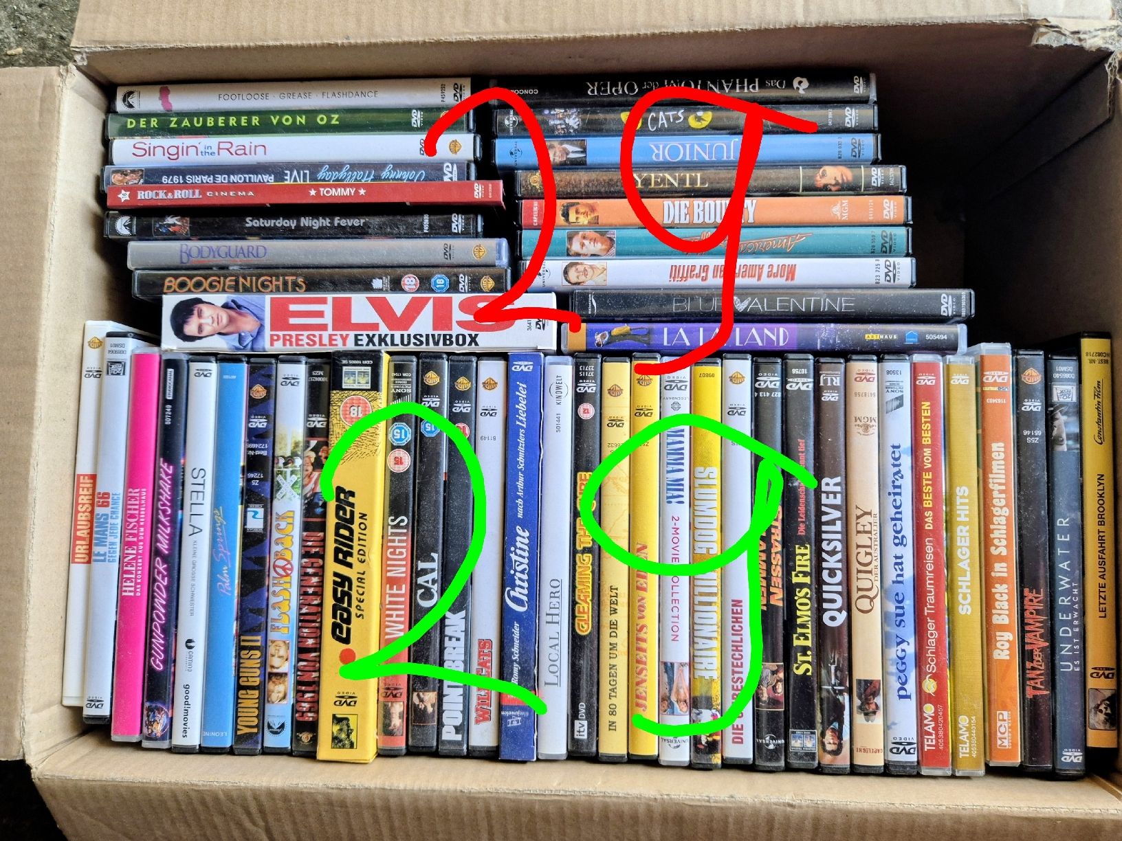 Alle DVDs: 500 Stk. Blue Ray+DVD Konvolut – Gebraucht aus Zweisimmen von Kleindietwil 1