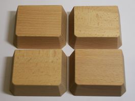 4 Holzsockel