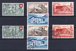 B30-33, je postfr. + gest., SBK 50.-