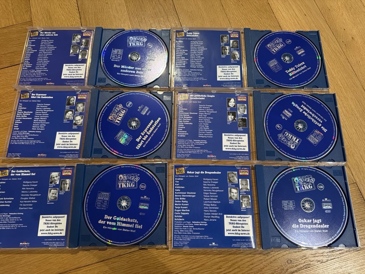Audiolibri: 6 TKKG Hörspiel CDs – Usato da Olten venduto da Sime33 1