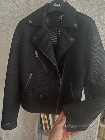 Original Diesel Designer MeshJacke schwarz