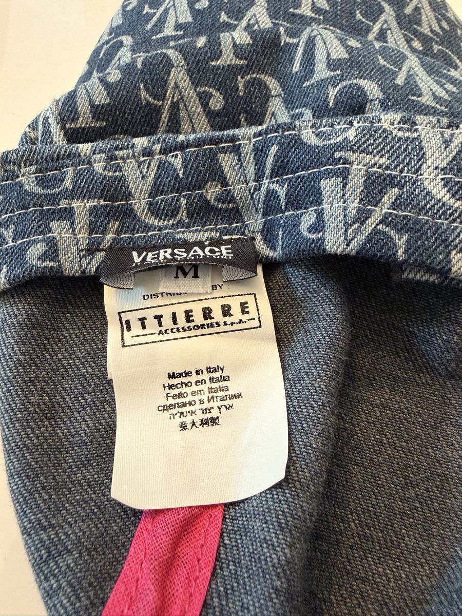 Versace Copricapi, berretti & cappellini: Versace Jeans Couture Denim Cap, Grösse M – Usato da Grabs venduto da blueye57 4