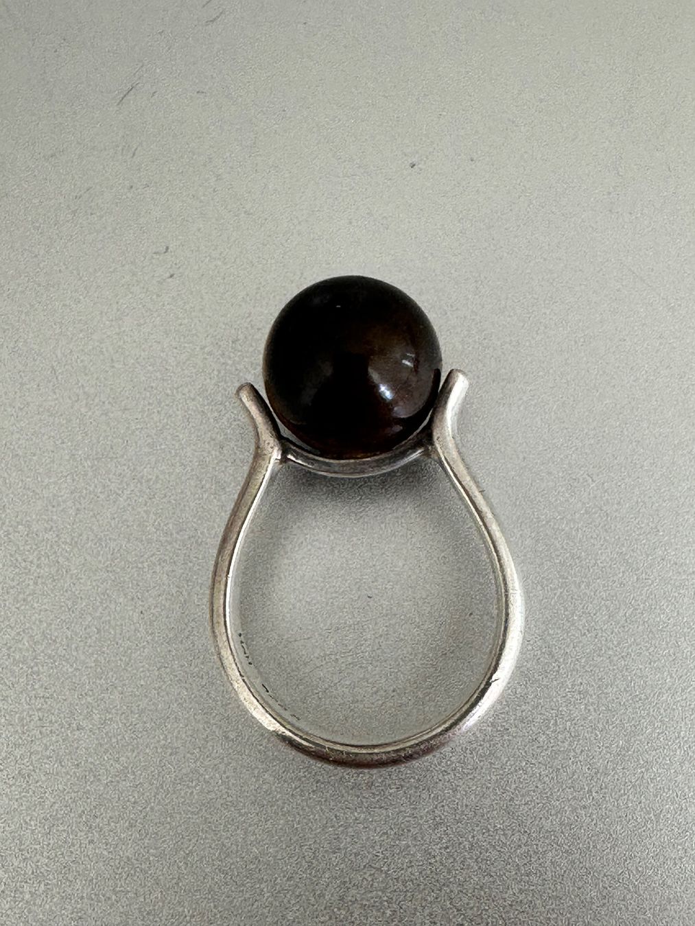 Anelli: Vintage 925 Silber Ring, Hans Hansen: 56-57 – Usato da Onex venduto da Antiqueshow 3