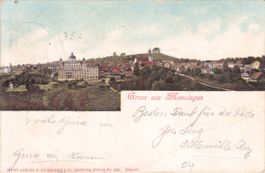 Menzingen ZG // 1904 Gruss Litho