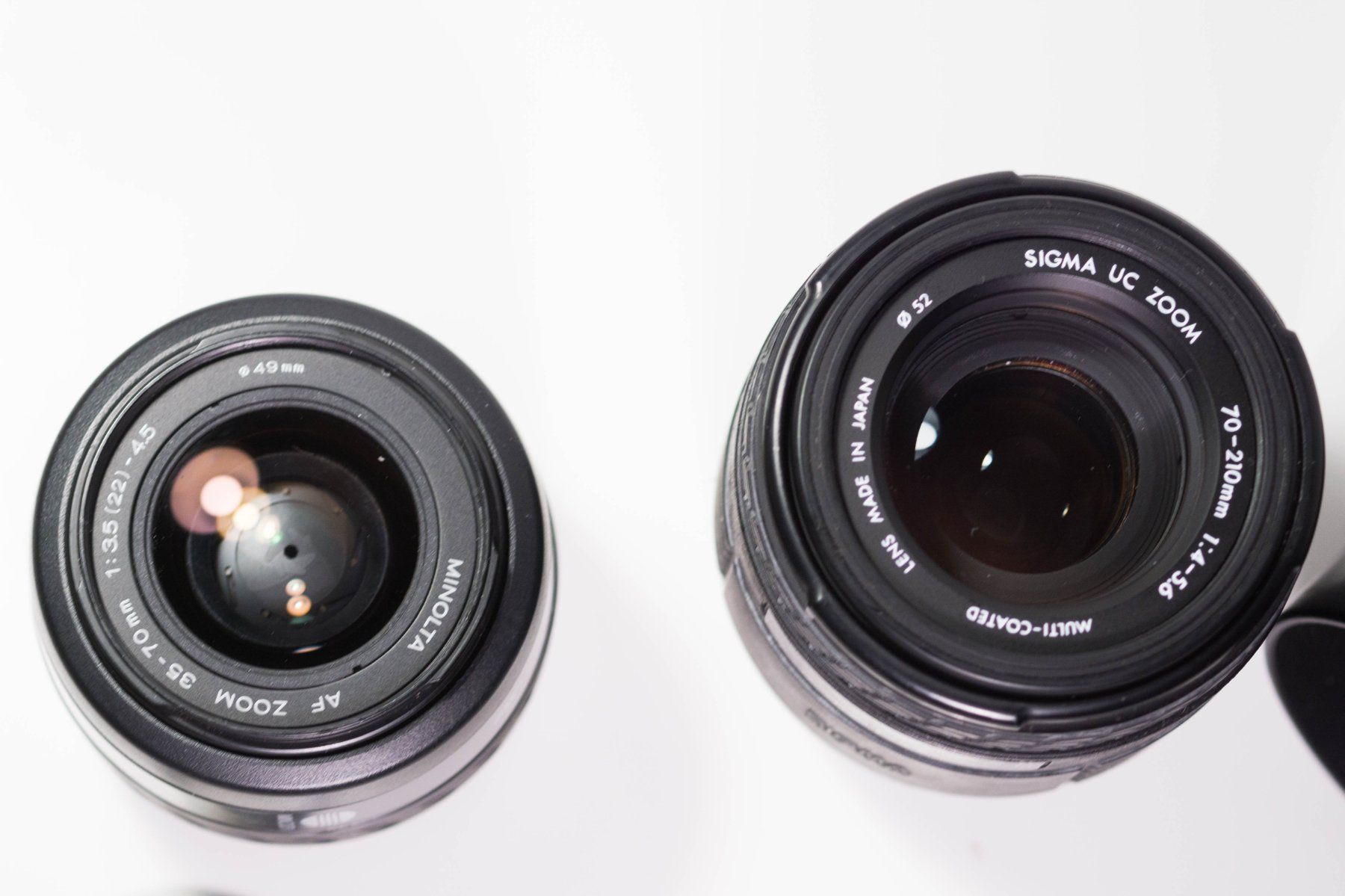 Minolta Objektive: Zwei AF-Mount-Objektive: Minolta 35-70mm + Sigma 70-210mm – Gebraucht aus Thörishaus von vintagger 1