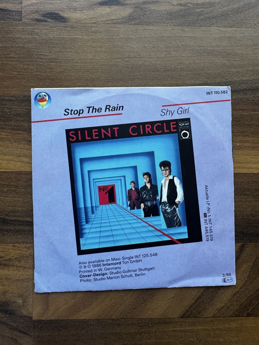 Dischi in vinile: Silent Circle - Stop The Rain -7'' Single - 80s – Usato da Rorbas venduto da BlackstarRecords 1