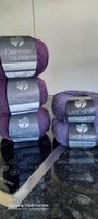 Cashmere 16 fine (3 Kugeln) +Lace Seta (2 Kugeln)