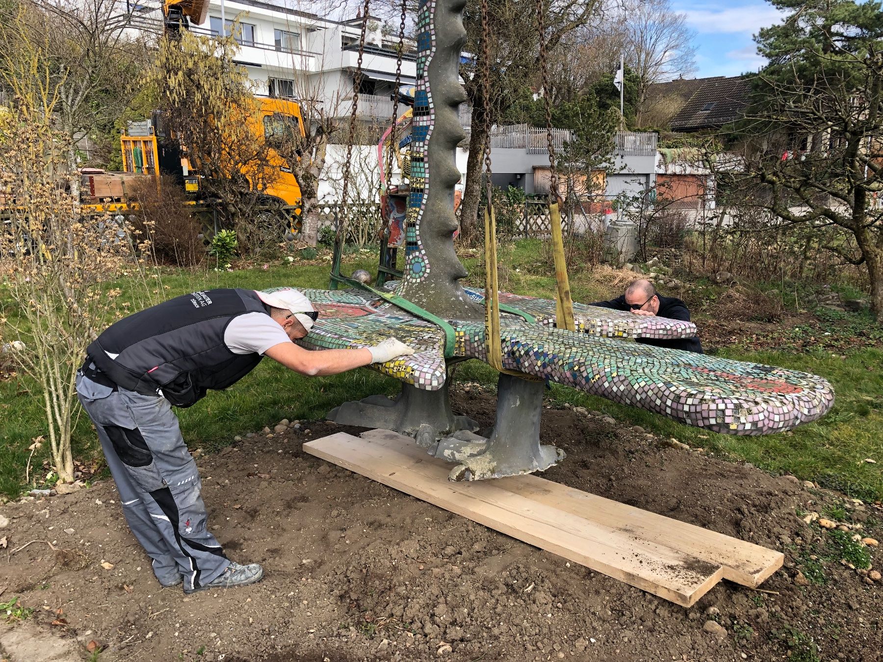 Sculture & Statue: BRUNO WEBER, Dietikon - PARADIESVOGEL - transportbereit – Usato da Lufingen venduto da Rac0 8