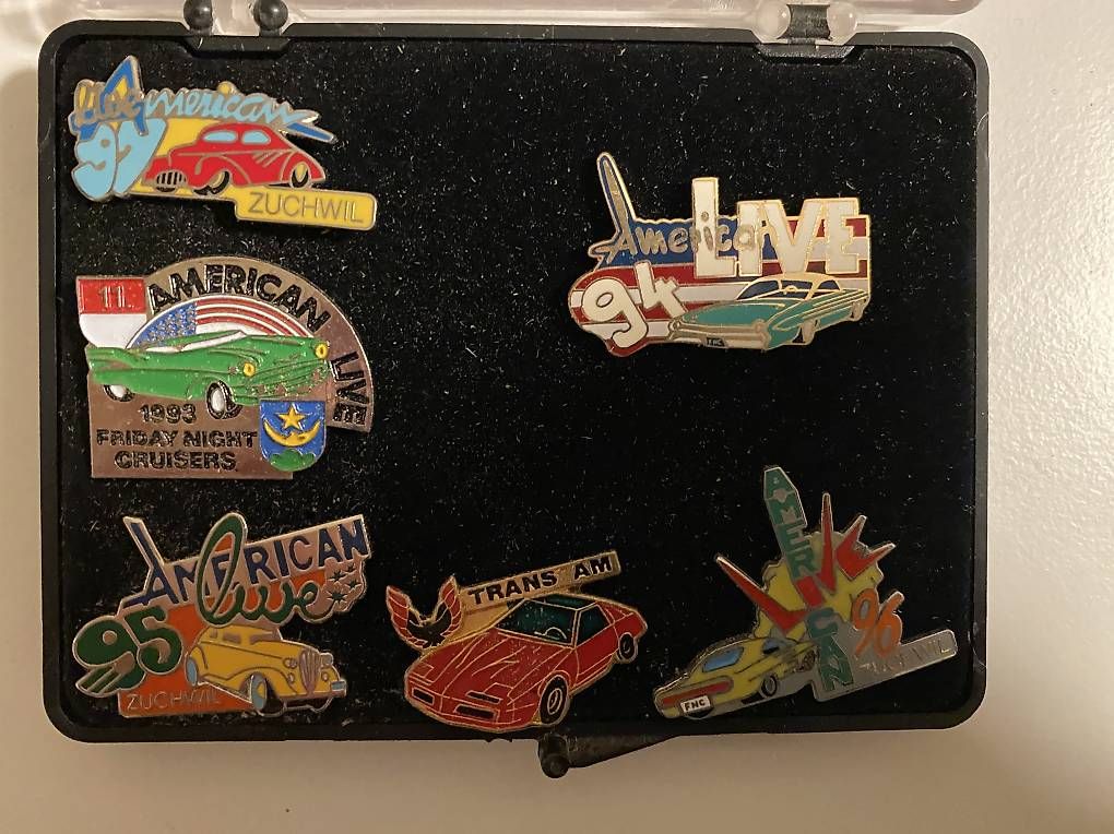 Placchette & Badge: Trans Am und American Live Pins – Usato da Zürich venduto da Zubi011