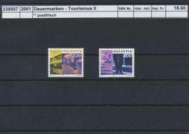 2001 Dauermarken "Tourismus II", ** postfrisch