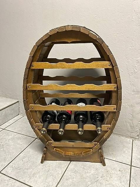 Scaffali: Porte bouteilles rustique en bois – Usato da Bienne venduto da lolbag 1