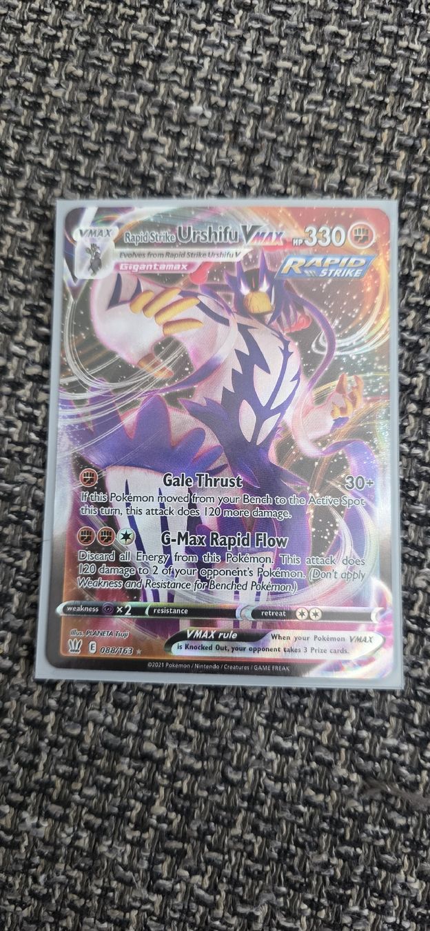 Pokémon Sammelbilder & Trading cards: Urshifu VMAX Rapid Strike 088/163 – Neu (gemäss Beschreibung) aus Oberentfelden von kerea2001