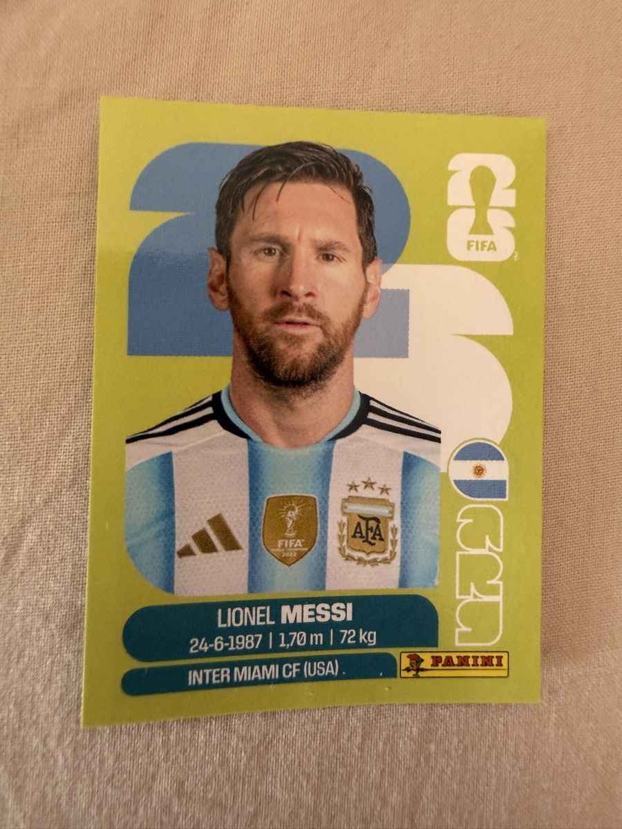 Panini Carte collezionabili: Lionel Messi Panini WM 2026 – Nuovo (secondo la descrizione) da Genève venduto da fra_v2zs