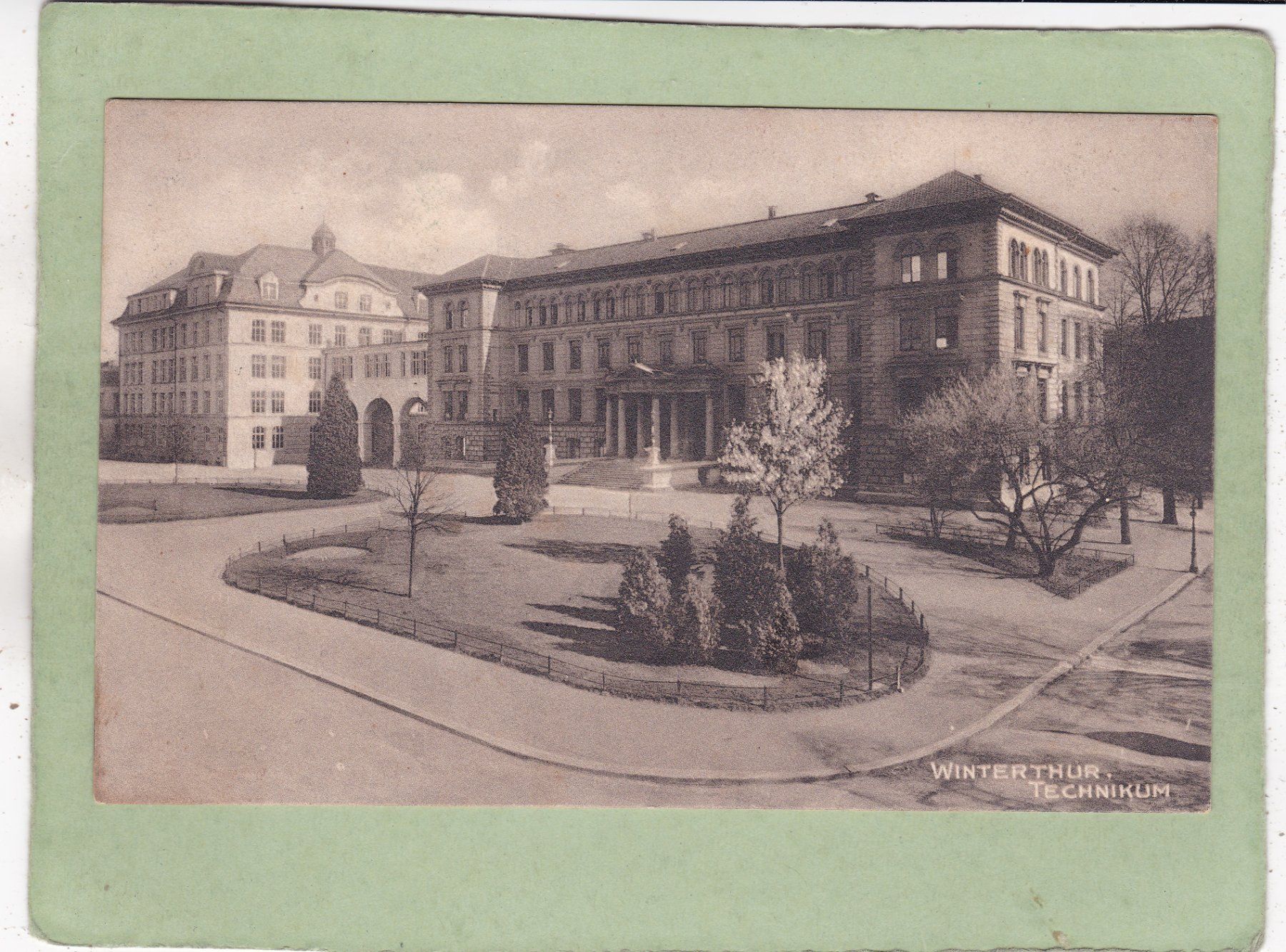 Ansichtskarten: Winterthur Technikum 1918 – Gebraucht aus Herisau von Lisegrat2008