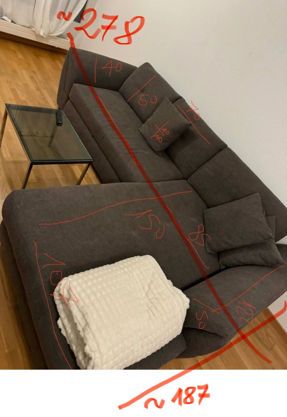 Divani: 🛋 ecksofa 3-sitzer braun/grau, sofa – Usato da Bern venduto da mo.ma12 5