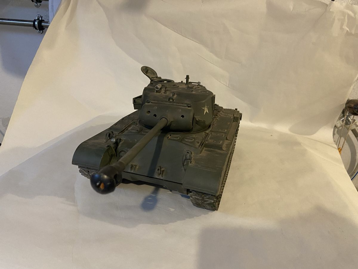 Tamiya Modellismo RC: RC Panzer M26 Pershing  1:16, Tamiya mit Battle System – Usato da Zofingen venduto da melifedi 3