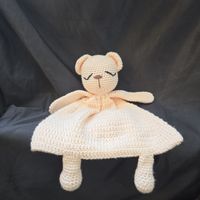 Gehäkeltes Schlaftuch Teddy Lisa